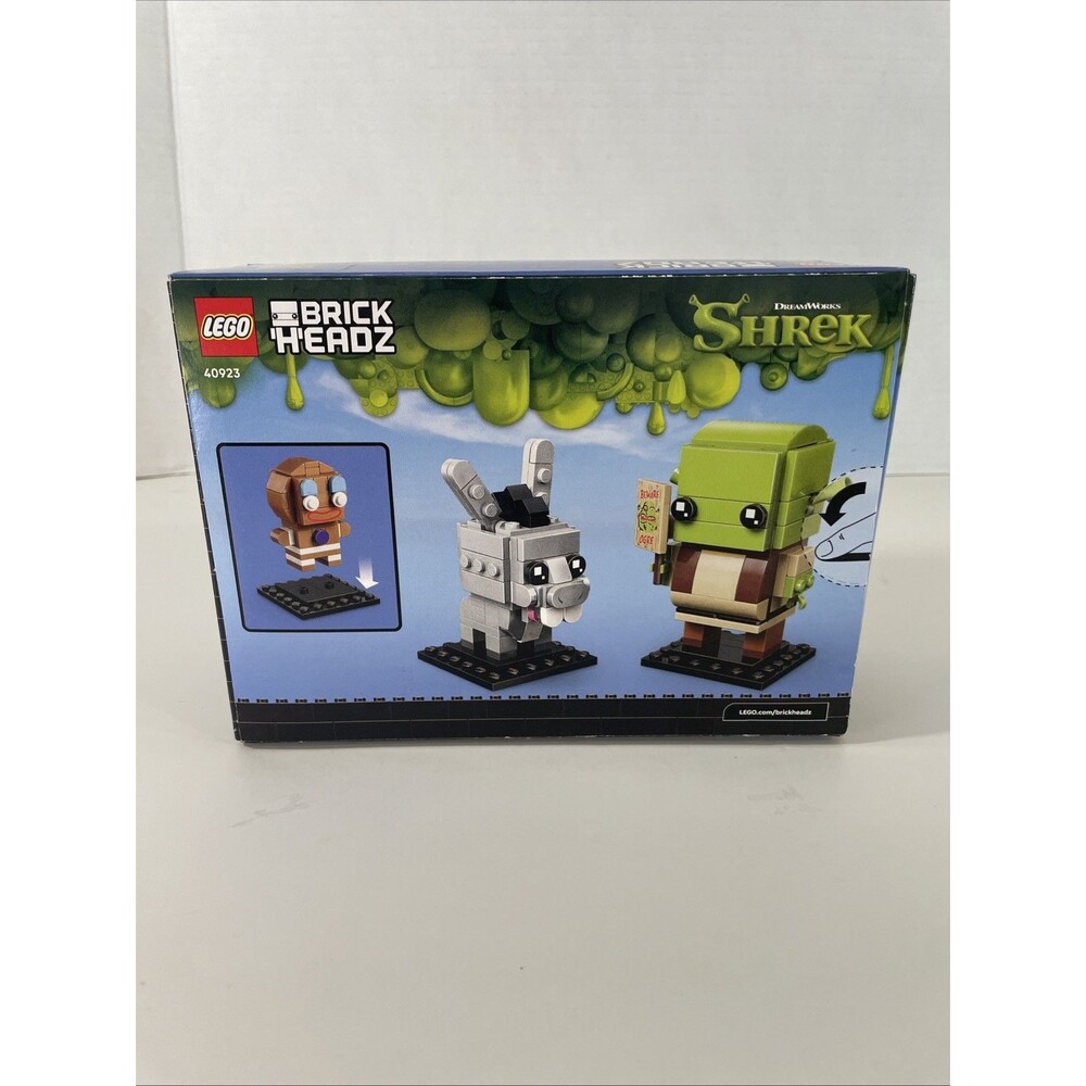 LEGO 40923 Brickheadz Shrek Donkey & Gingy Figures - Picture 2 of 2